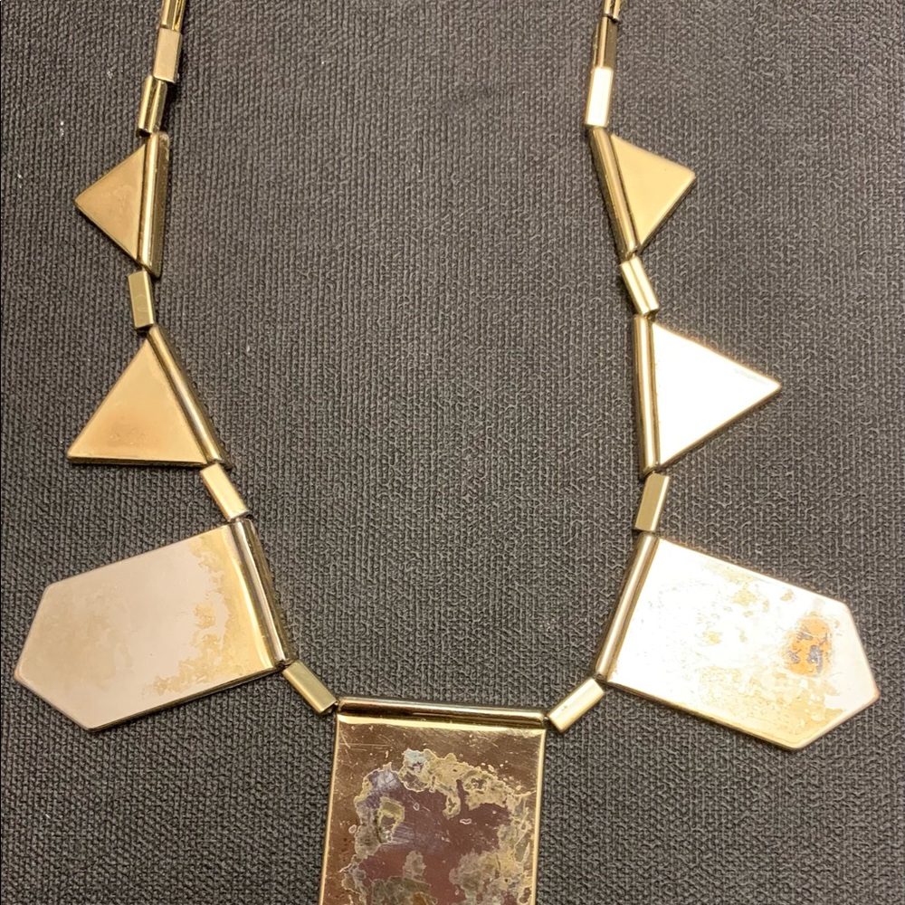 House of Harlow 1960 BlackStationLeatherNecklace - Picture 3 of 5
